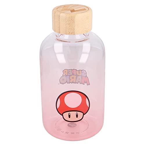 Bottiglia Borraccia In Vetro Per Acqua | Vetro Borosilicato | 620 ml | Super Mario - 3