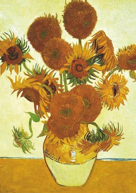 2 Puzzle da 1000 pezzi. Van Gogh: Girasoli e Terrazza del Caffè la Sera - 2