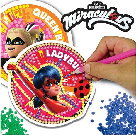 Educa Miraculous Ladybug. Loisirs Créatifs. Mosaïque À des 7 Ans. Ref. 18927 Coccinella miracolosa. Hobby creativi. Mosaico Diamond Art. A Partire dai 7 Anni. RIF, Colore Cranberry - 3