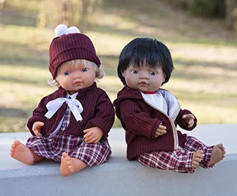 Miniland MINILAND31057 38 cm Hispanic Boy Doll Senza Biancheria Intima - 2