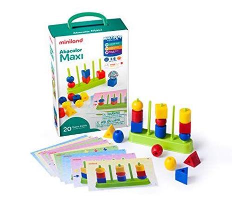 Miniland Abacolor Maxi, Multicolore, 45309