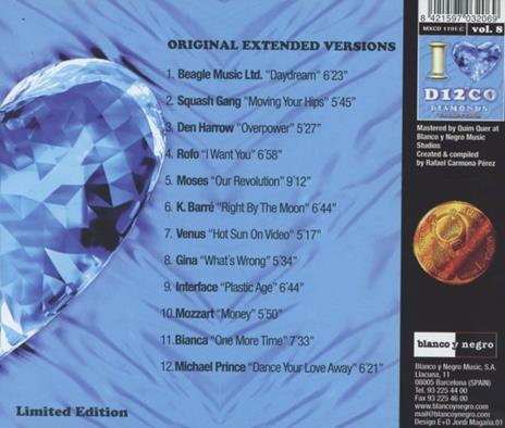 I Love Disco Diamonds 8 - CD Audio - 2