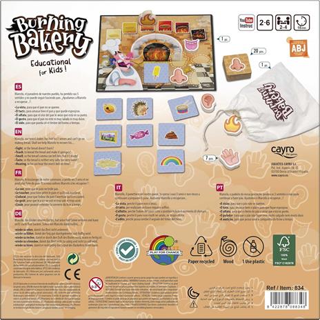 Burning Bakery. Gioco da tavolo - 2