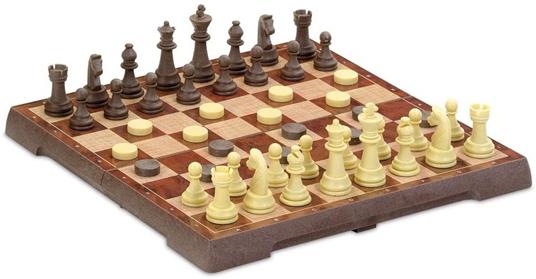 MAGNETIC CHESS AND DRAUGHTS MEDIUM - 2