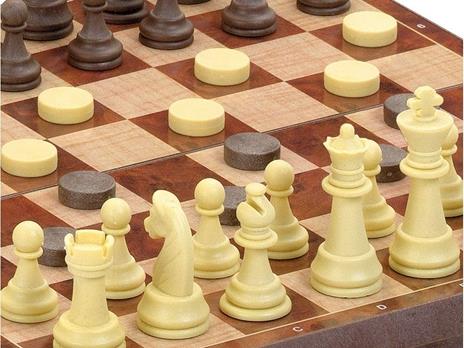 MAGNETIC CHESS AND DRAUGHTS MEDIUM - 3