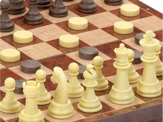 MAGNETIC CHESS AND DRAUGHTS MEDIUM - 3