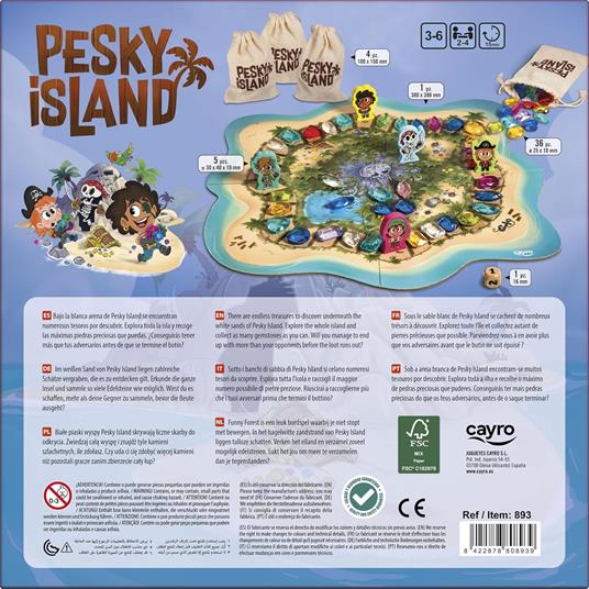 Pesky Island. Gioco da tavolo - 4