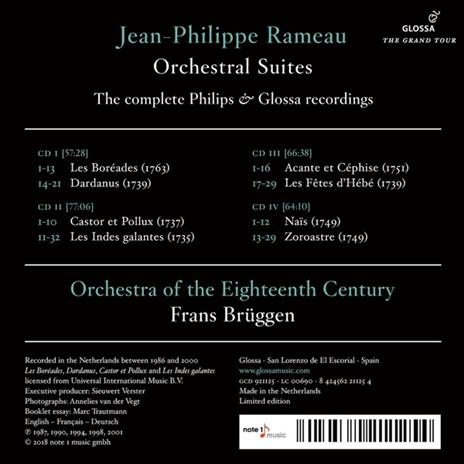 Orchestral Suites - CD Audio di Jean-Philippe Rameau - 2