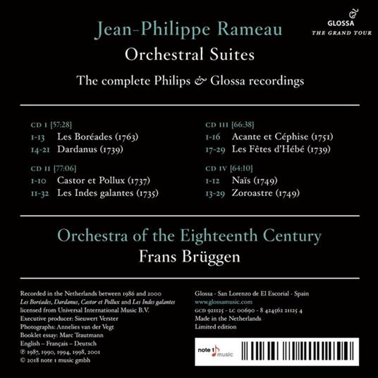 Orchestral Suites - CD Audio di Jean-Philippe Rameau - 2