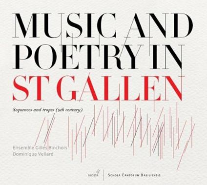 Music & Poetry in Saint G - CD Audio di Ensemble Gilles Binchois