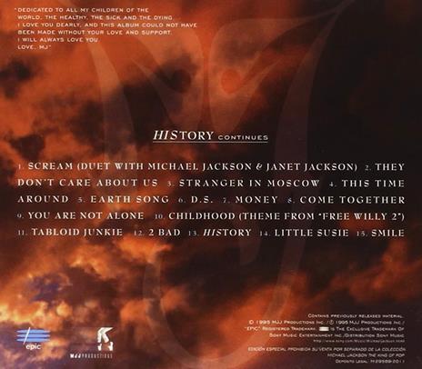 History. Past, Present & Future Book 1 (Special Edition) - CD Audio di Michael Jackson - 2