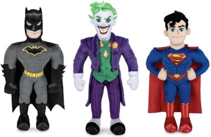 Dc Comics: Play by Play - Superman/Joker/Batman Peluche 30Cm (Assortimento)