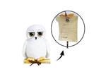 Peluche Harry Potter Edvige w/Lettera Hogwarts 18cm