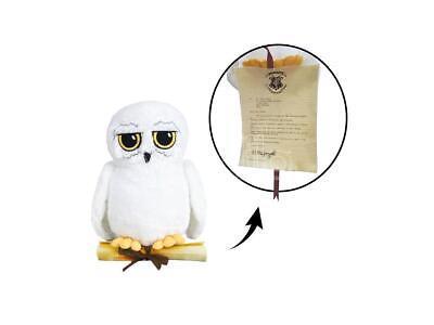 Peluche Harry Potter Edvige w/Lettera Hogwarts 18cm