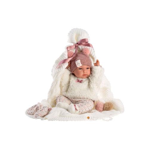 Bambola con Guanti + Coperta 35 cm
