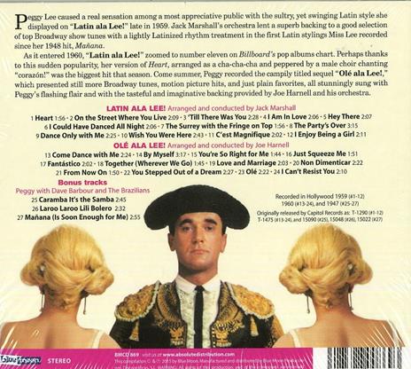Latin ala Lee! - Ole ala Lee! - CD Audio di Peggy Lee - 2