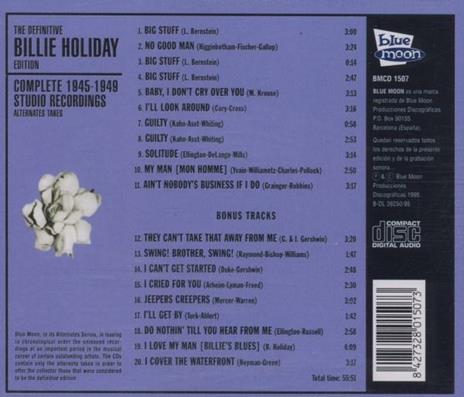 Complete 1933-1944 - CD Audio di Billie Holiday - 2