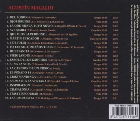 Farol de los gauchos - CD Audio di Agustin Magaldi - 3
