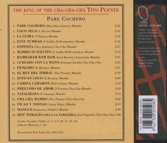 Pare Cochero - CD Audio di Tito Puente - 2