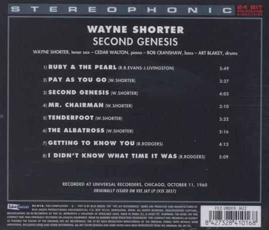Second Genesis - CD Audio di Wayne Shorter - 2