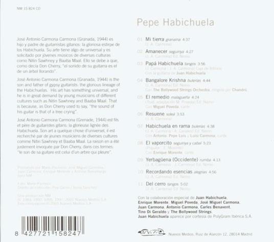 Nuevos Medios Coleccion - CD Audio di Pepe Habichuela - 2