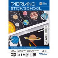 Carta adesiva da disegno Fabriano FSC pack  Nera  25 sh -A4