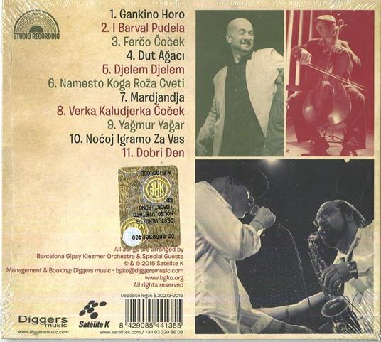 Balkan Reunion - CD Audio di Barcelona Gipsy Klezmer Orchestra - 2