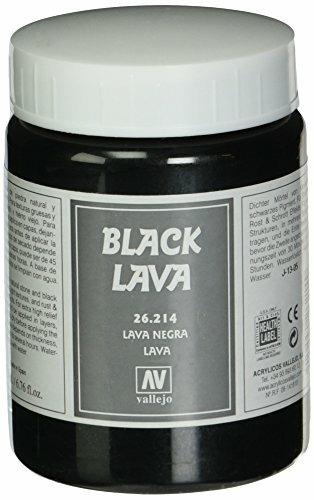 Vallejo Stone Textures. Black Lava 200ml. VAL26214