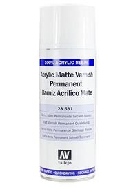 Spray Trasparente Opaco Acrilico - Matt Acrylic Varnish Permanent Spray 400ml Vallejo 28531 RIPVA 28531