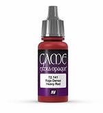 Vallejo extra Opaque 17Â ml vernice acrilica, colore: Nero Heavy Red