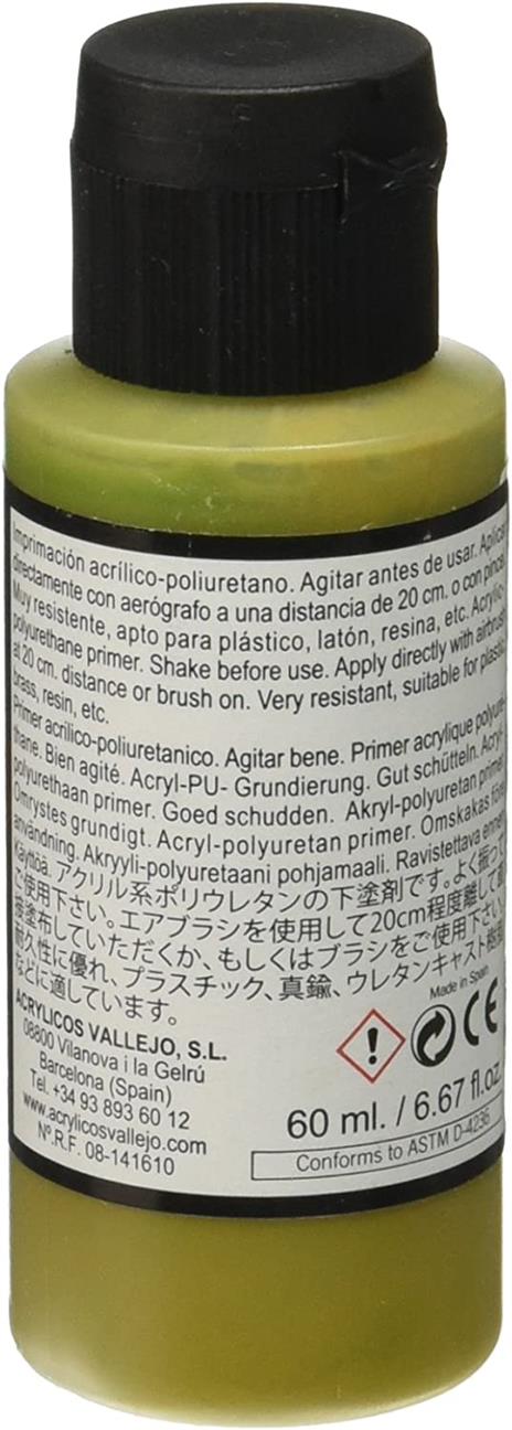 VALLEJO SURFACE PRIMER BLACK 60ml 73602 COLORI VALLEJO - 6