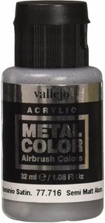 Metal Color 77716 Semi Matte Aluminium