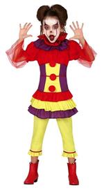 Costume ragazza clown. Da 5 anni