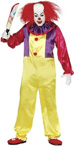 Costume clown pagliaccio assassino. Taglia L