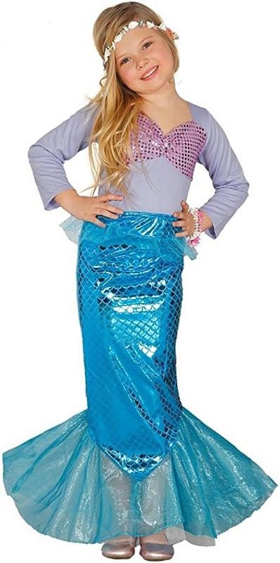 Guirca Costume Sirena Bambina 5-6 anni - Fiestas Guirca - Idee regalo