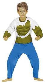 Vestito Hulk Supereroe Mostro Alieno 5-6 Anni