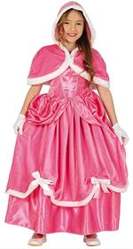 Costume principessa inverno rosa. Da 3 anni