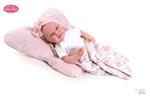 Bambola Lea neonato con cuscino a farfalla – 33119