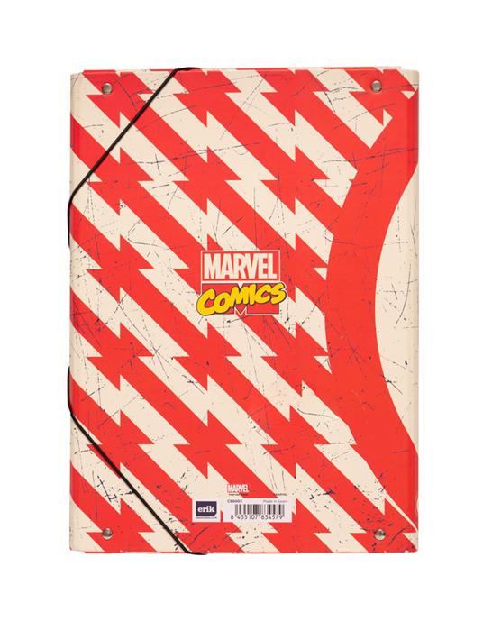 Cartella 3 Lembi Marvel Captain America Shield - 2