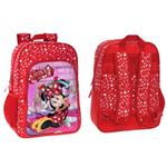 Zaino Americano Scuola Elementare Media Zainetto 30x40x16 Disney Minnie Mouse