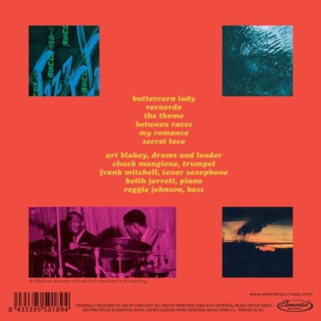 Buttercorn Lady (with New Jazz Messenger) - CD Audio di Art Blakey - 2
