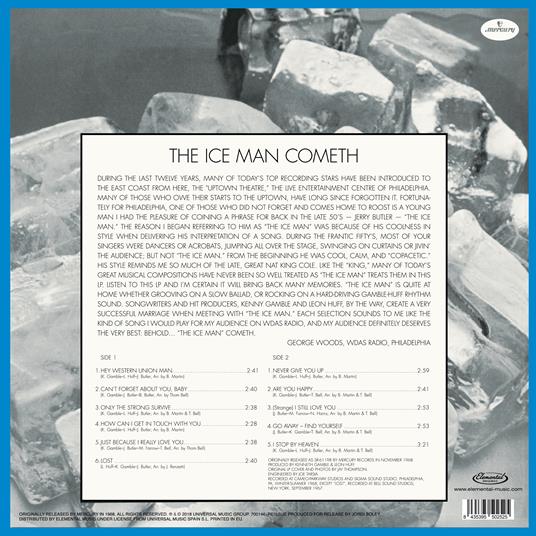 Iceman Cometh (Collector Edition) - Vinile LP di Jerry Butler - 2