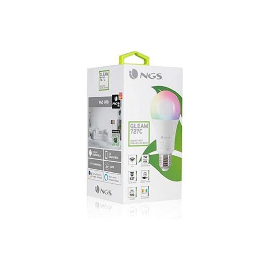 Lampadina LED Wi-Fi con Colori Regolabili RGB+W E27