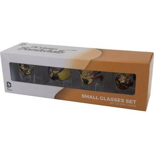 Dc Bombshells Mini Glasses Set 4 - 5