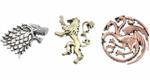 Got House Crest Metal Pins Set 3