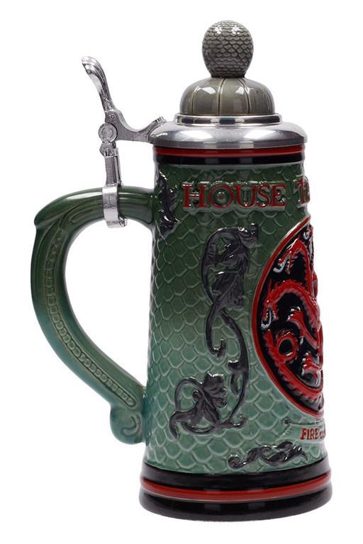 Game Of Thrones - Targaryen Bavarian Beer Stein Boccale Per Birra In Ceramica - 3