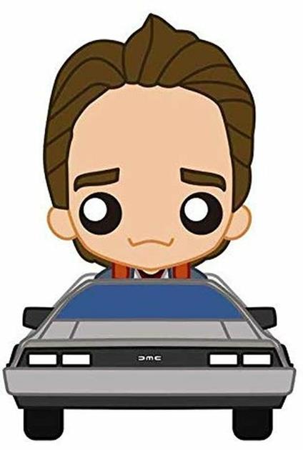 Bttf Marty Mcfly In Delorean Pokis Fig