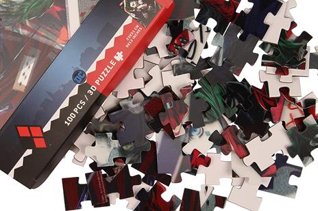 Dc Comics Jigsaw Puzzle Con 3d-effect The Joker & Harley Quinn Manga (100 Pieces) Sd Toys - 4