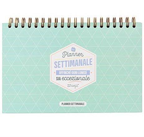 Planner settimanale affichè ogni lunedì sia eccezionale Mr Wonderful