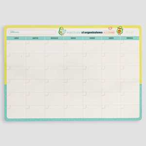Idee regalo Lavagnetta magnetica con planner mensile Mr Wonderful